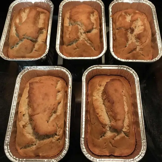 gluten-free banana bread mini loaves